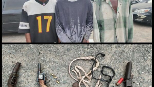 Suspected armed robbers nabbed with guns, live ammunition in Lagos