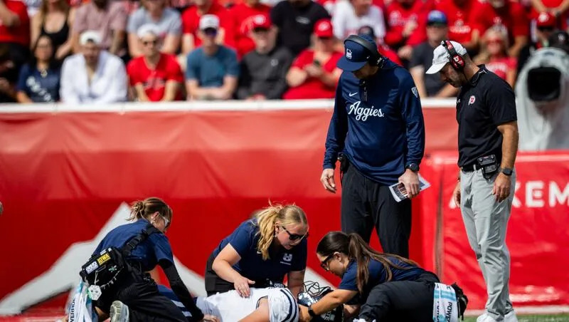 What Morgan Scalley said about Harrison Taggart and restarting play after scary injury