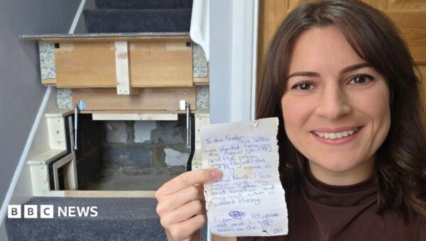 Child’s hidden letter found after 44 years