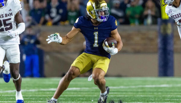 Notre Dame's Greathouse, Bowen hit individual marks against Purdue