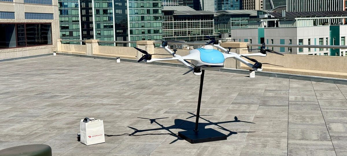 DoorDash says its delivery drone is lighter and quieter than Amazon’s