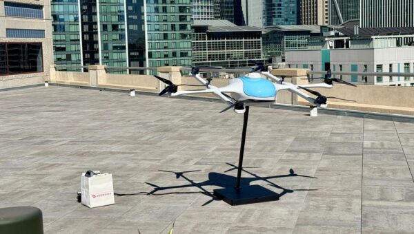 DoorDash says its delivery drone is lighter and quieter than Amazon’s