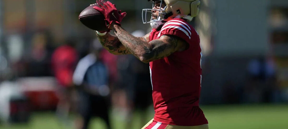 49ers wide receiver Mike Evans, at 33, confident he hasn't lost magic touch