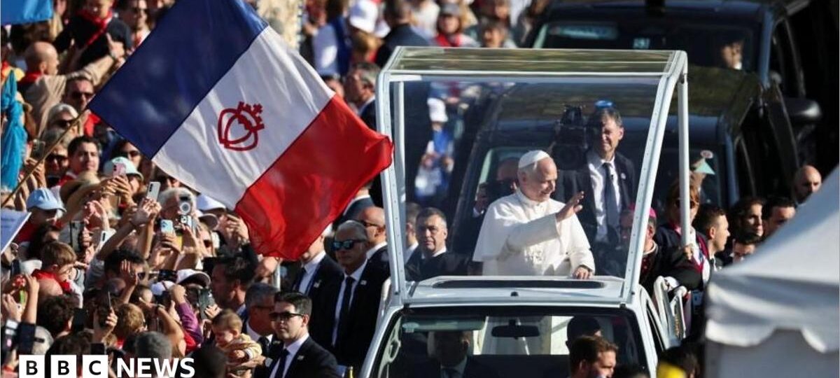 Pope says 'scourge' of abuse must be rooted out as he visits Lourdes