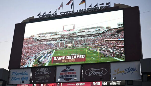 ‘Like Playing a Game in 1990’: SMU and FSU Play Amid Power Outage