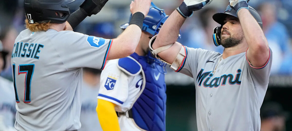 Graham Pauley drives in 4 as the Marlins beat the Royals 6-3