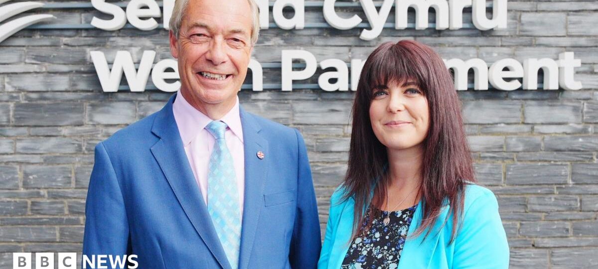 Helen Jenner announced by Nigel Farage as new leader of Reform in Wales