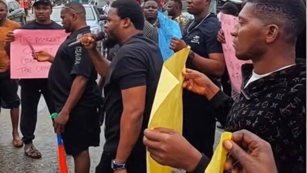 Lagos traders protest against Chinese retailers over threat to local businesses