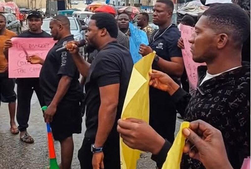 Lagos traders protest against Chinese retailers over threat to local businesses