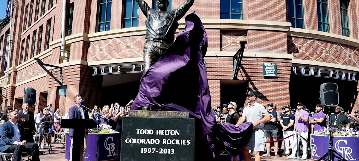 As part of their tribute to Todd Helton, Rockies beat the Mariners 5-3
