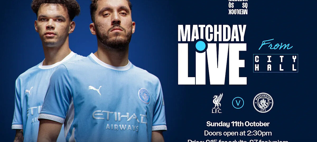 Experience Matchday Live from City Hall when we take on Liverpool in a crunch Premier League clash!