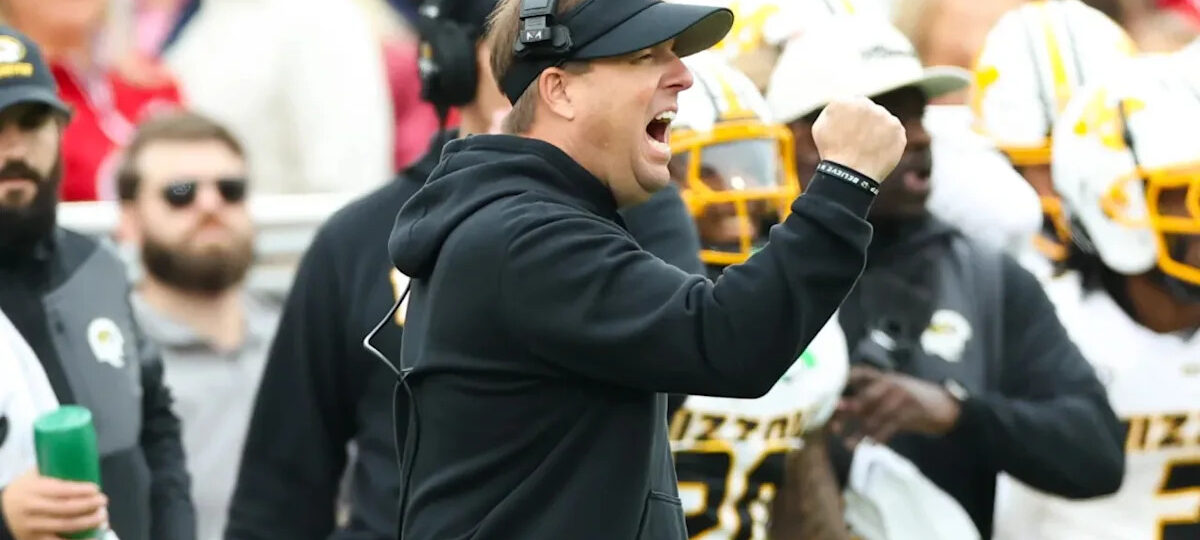 Missouri’s Eli Drinkwitz blasts KU’s Civil War-themed hype video after Border War win: ‘We left Kansas bleeding again’
