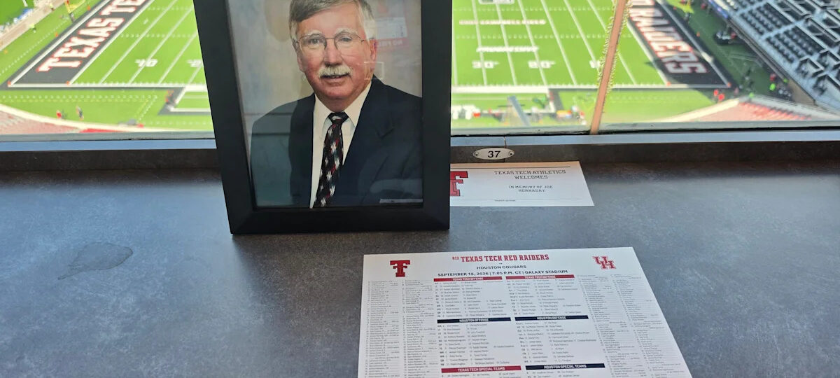 Texas Tech football honoring the late Joe Hornaday before UH game
