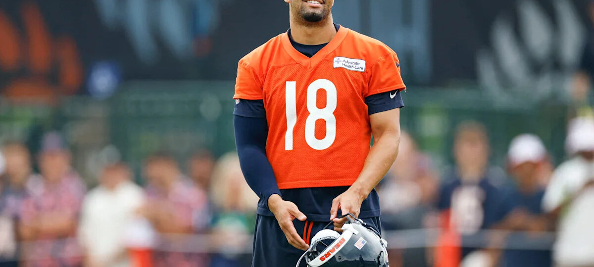 Press Taylor loves Bears QB Caleb Williams' growth, vocal leadership