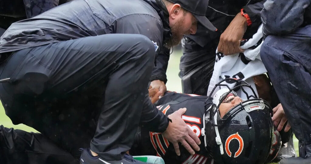 Chicago Bears QB Caleb Williams ‘week to week’ after injury against Vikings, Ben Johnson says