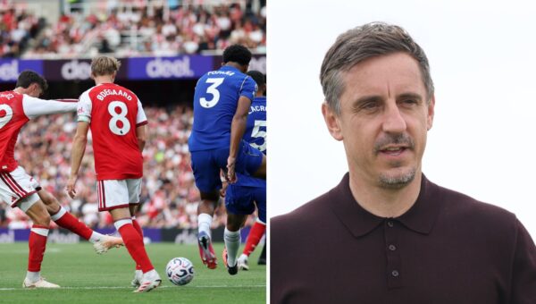 Gary Neville singles out two Arsenal stars as ‘best players’ after comeback vs Chelsea