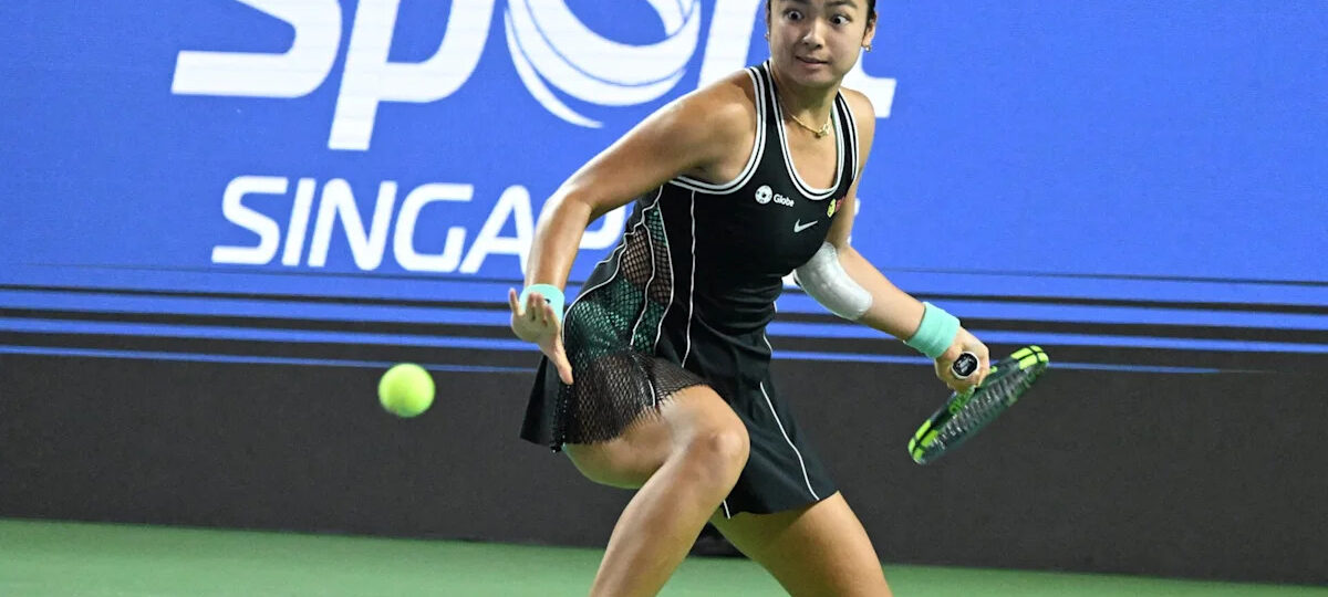 Alex Eala hits season low during defeat to Tatiana Prozorova at the Singapore Tennis Open
