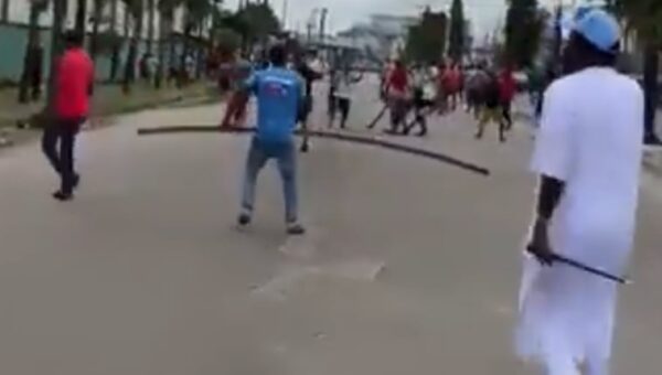 NDC members attacked by thugs during 1 million an march in Warri[VIDEO]