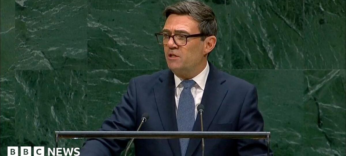 Watch: Key moments from Andy Burnham’s first UN speech