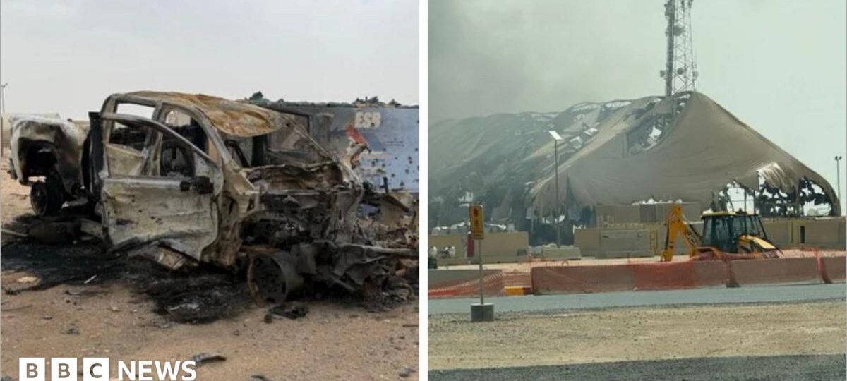 Photos show widespread damage at US sites from Iranian attacks