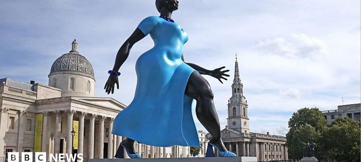 'Everywoman' statue unveiled in Trafalgar Square
