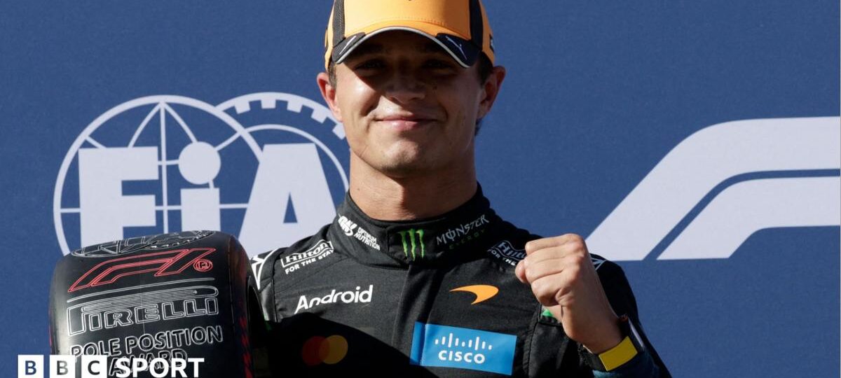 Norris takes Madrid pole with ‘gorgeous’ lap