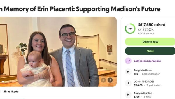 A GoFundMe raises more than $600,000 for newborn daughter of BofA employee Erin Piacenti killed in Times Square stabbing