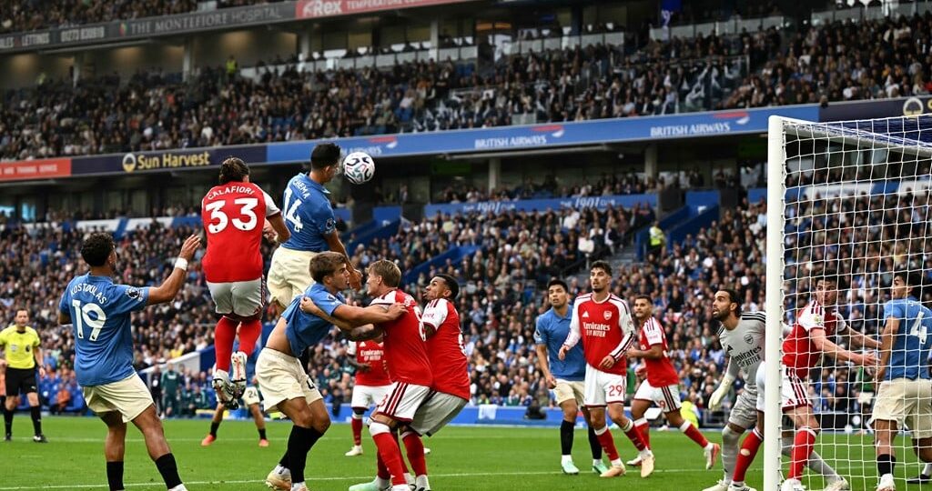 EPL table: Arsenal drop to second place after 3-0 defeat to Brighton