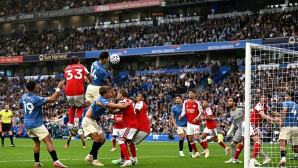 EPL table: Arsenal drop to second place after 3-0 defeat to Brighton