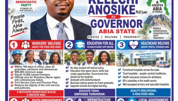 Abia 2027: From Workers’ Welfare to Agriculture – Anosike unveils Abia welfarist governance agenda [PHOTO]