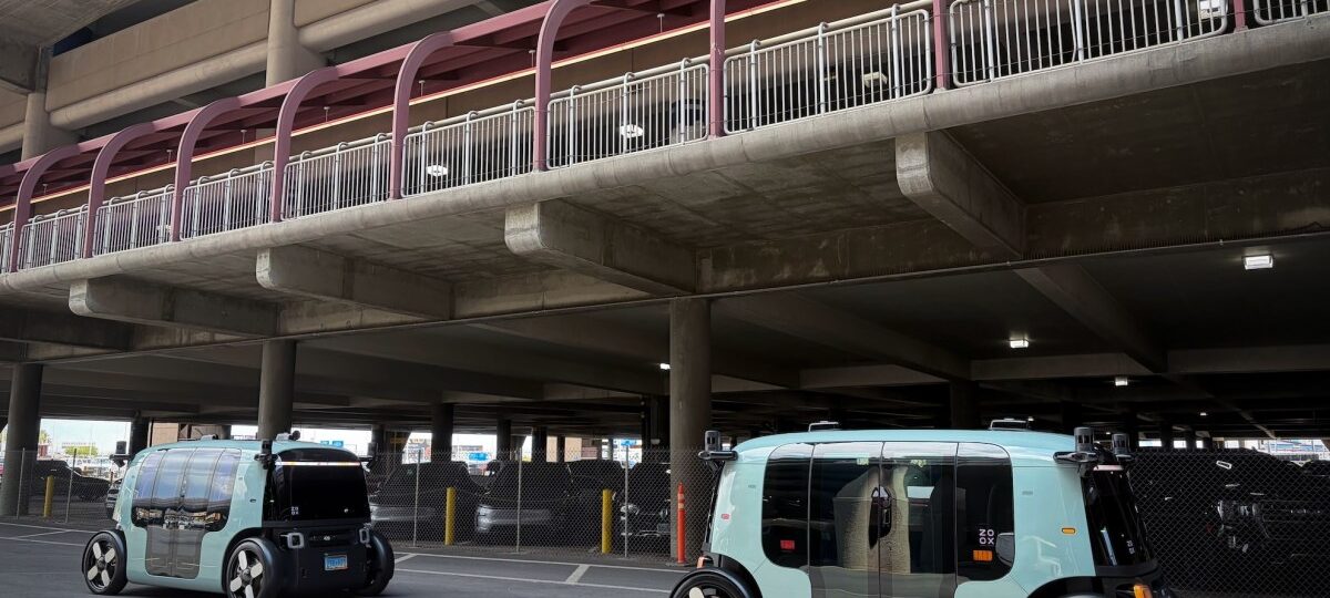 Amazon’s Zoox expands its robotaxi service to Las Vegas airport