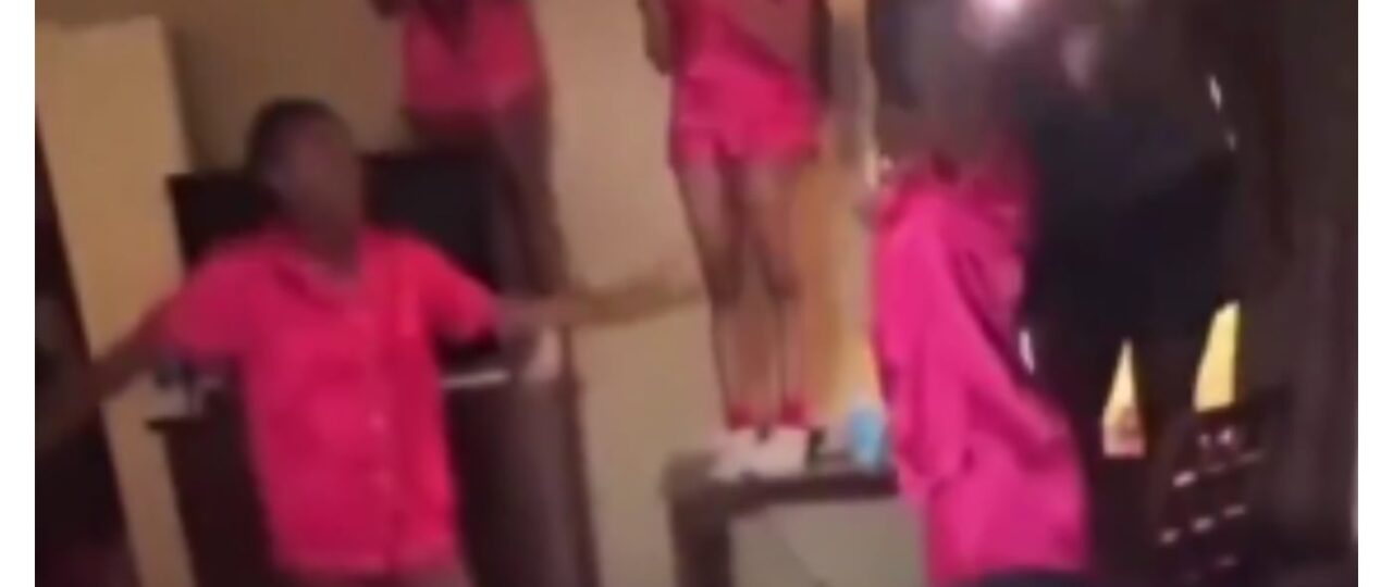 Bridal shower turns boxing ring as ladies exchange blows in viral video
