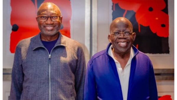 What Otedola discussed with Tinubu in Paris