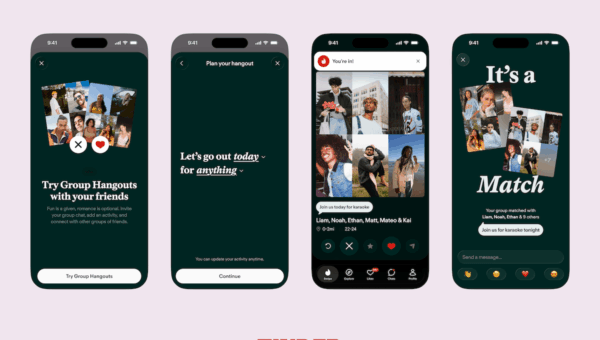Tinder adapts to a social, IRL dating future with ‘Group Hangouts’ feature