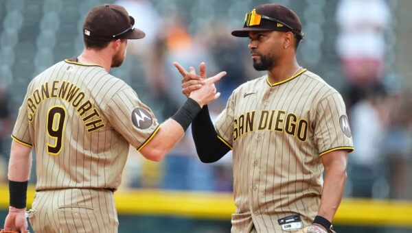 Xander Bogaerts misses a cycle by a single as the Padres roll past the Rockies 9-2