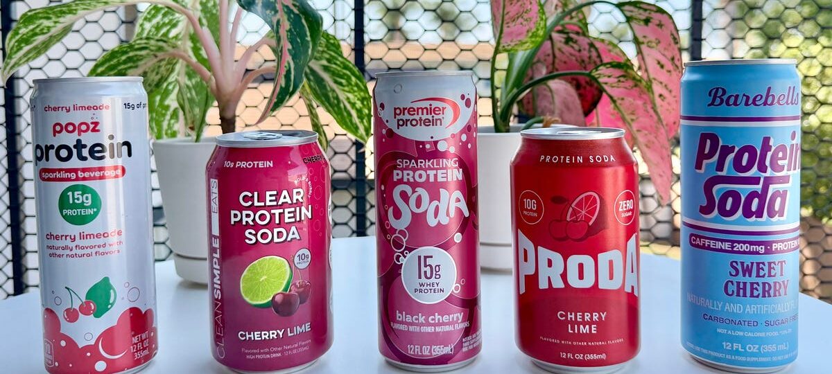 I tried 5 different protein sodas. One stood out for having the best flavor and highest protein content.