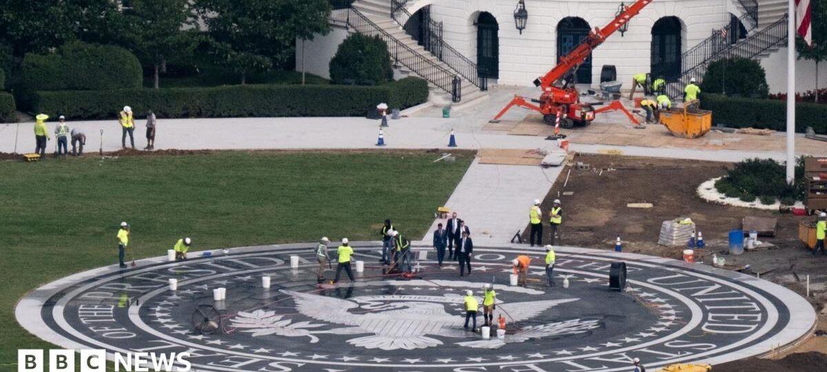 Another White House renovation? A look at Trump's new helipad
