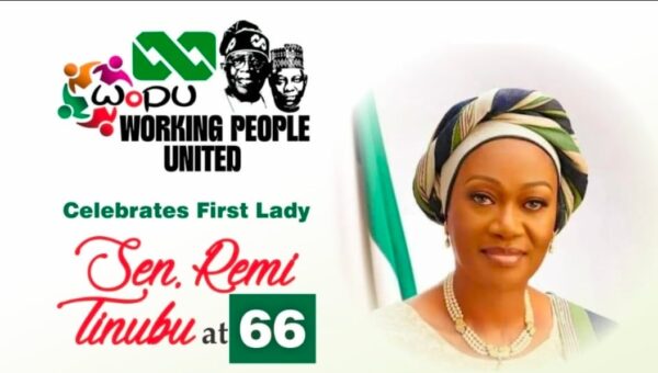 Working People United celebrates First Lady Remi Tinubu at 66