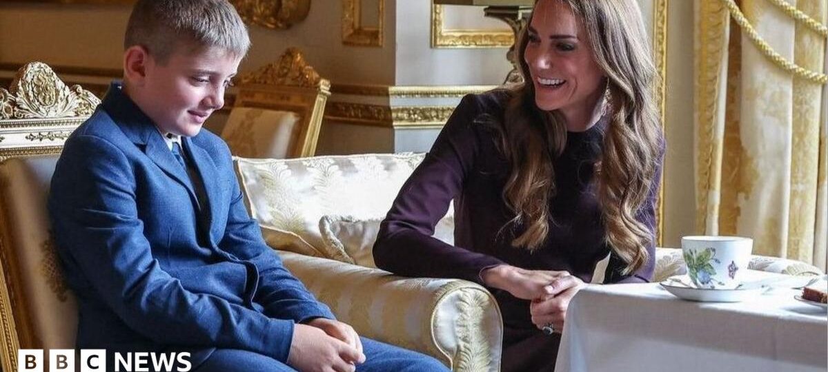 Boy, 9, who lost leg as a baby tells Catherine of endurance challenge