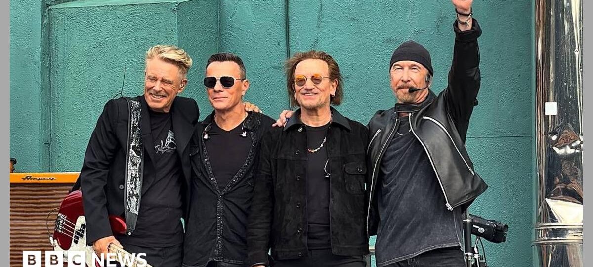 U2 celebrate 50th anniversary at the school where they formed