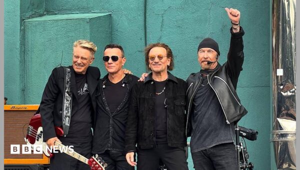 U2 celebrate 50th anniversary at the school where they formed