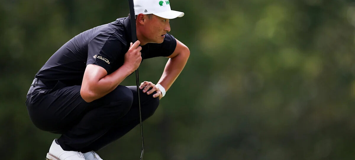 Haotong Li shoots 61 at Biltmore Championship to improve chances for PGA Tour card