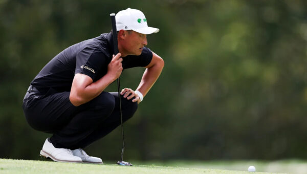 Haotong Li shoots 61 at Biltmore Championship to improve chances for PGA Tour card