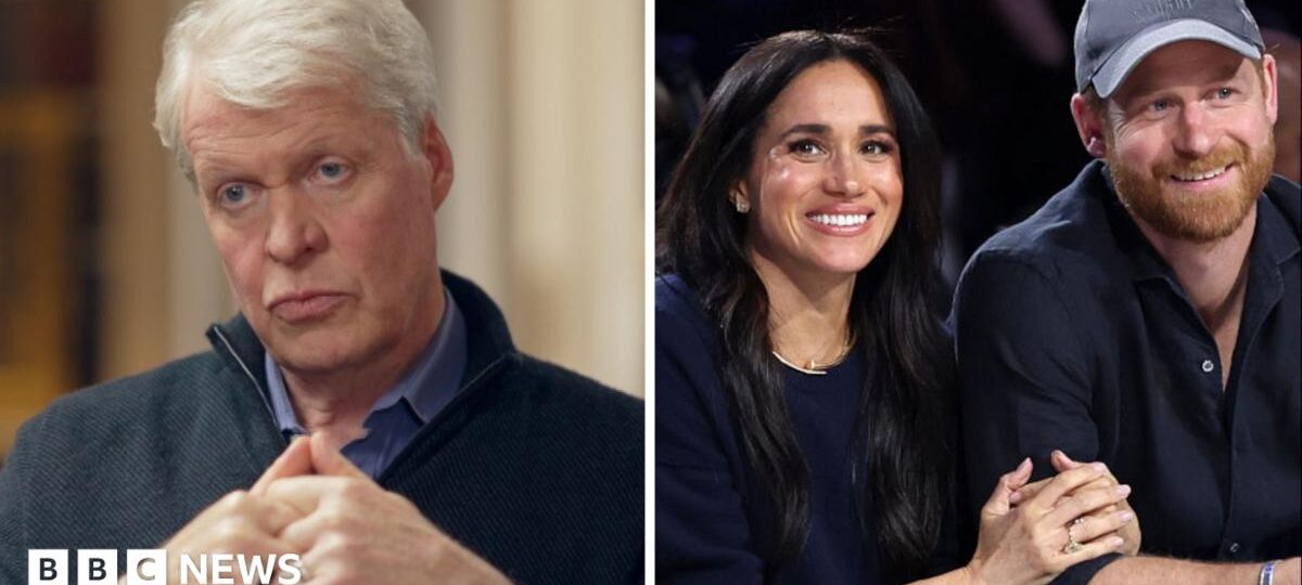 Watch: Diana’s brother says press has ‘cancerous influence’ on Harry and Meghan’s lives