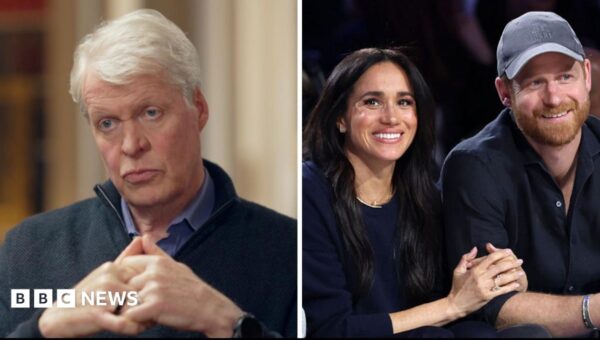 Watch: Diana’s brother says press has ‘cancerous influence’ on Harry and Meghan’s lives