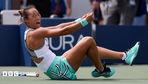 Zheng goes from 5-0 and match point down to victory