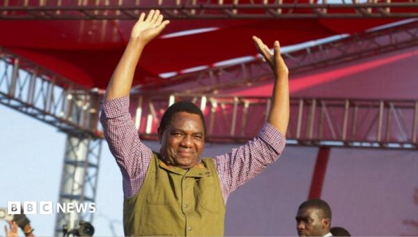 Zambia’s president to be sworn in for second term while opponent detained