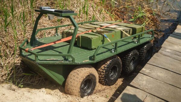 Ukraine’s battlefield supply robots have learned how to swim