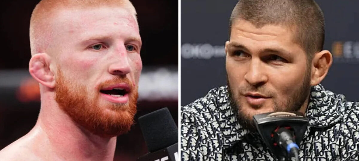 Bo Nickal shows respect to Khabib Nurmagomedov and his team after RAF Moscow win