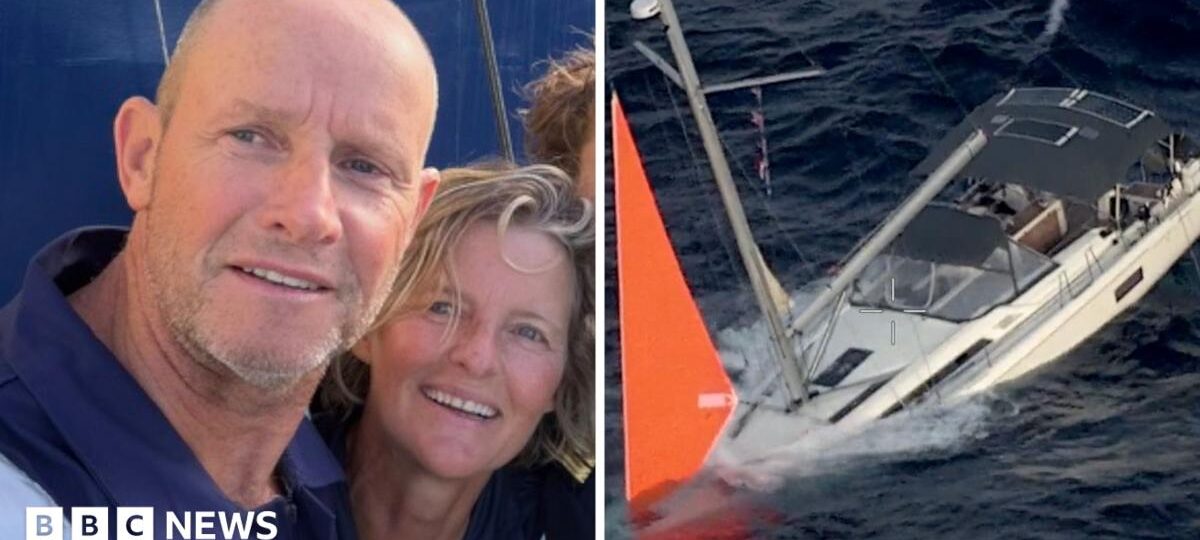 Watch: Couple describe relief at rescue after whale destroys their yacht